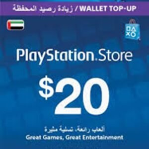 PlayStation Network Gift Card 20$ UAE