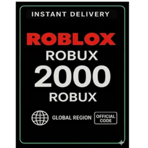 Roblox Gift Cards - 2000 Robux (Global)
